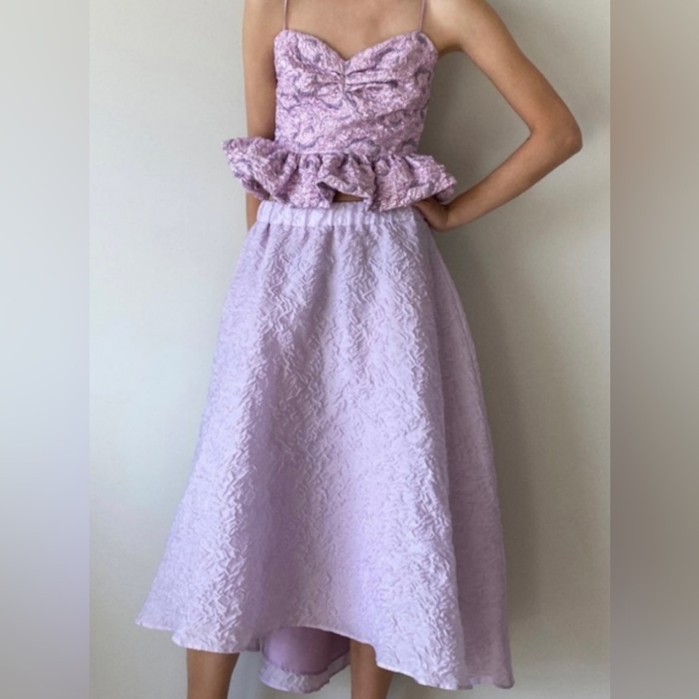 Zara Lavender Organza Skirt
